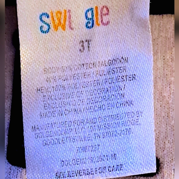 Swiggle girls size 3T top EUC - Picture 3 of 4